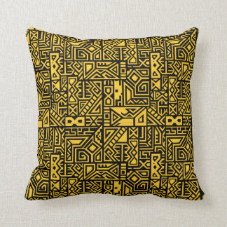 African Pattern Throw Pillow