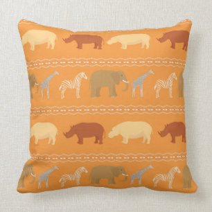 African pattern throw pillow