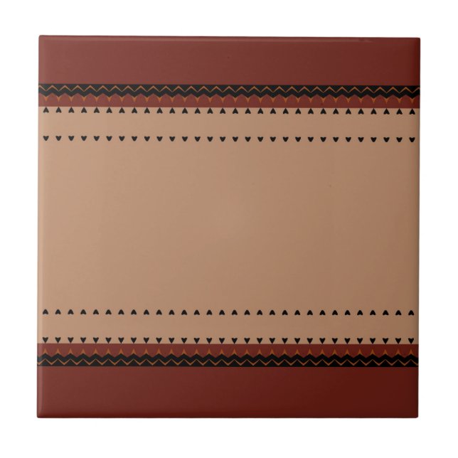 African Pattern Tile (Front)