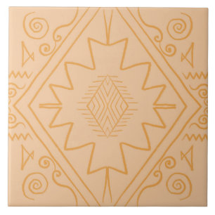 african pattern tile