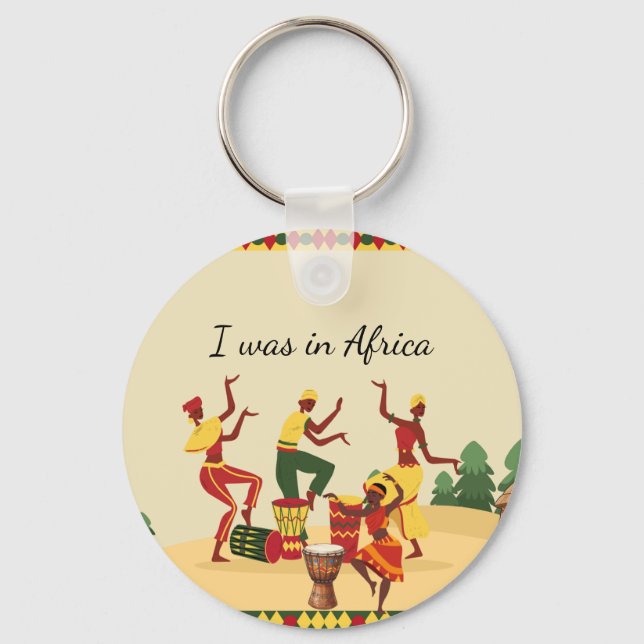 African Pattern Tote Bag | Ankara Print | Cultural Keychain (Front)