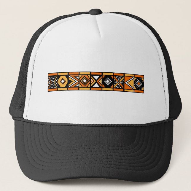African pattern trucker hat (Front)