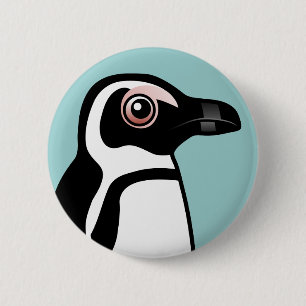 African Penguin 2 Inch Round Button
