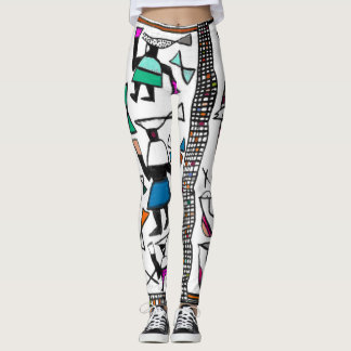 African Photo Print Leggings