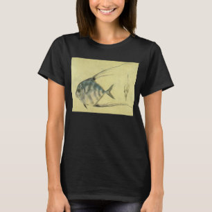 African Pompano Fish, Vintage Threadfin Trevally T-Shirt