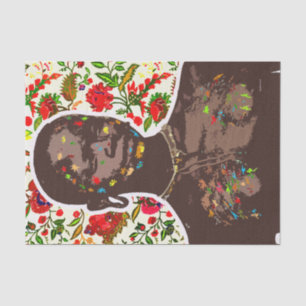 African Pop Art Tissue Paper