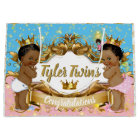 African Prince/Princess Pink/Blue Gold Sparkles