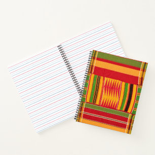 African Print 8.5 x 11 Notebook
