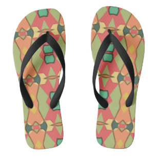 african print adult flip flops