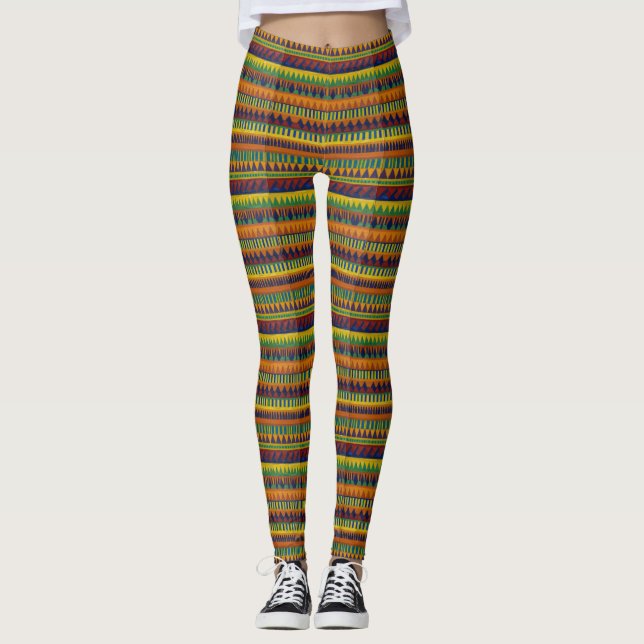 African print "Ankara" Leggings (Front)