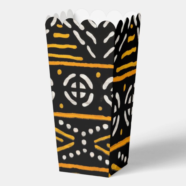 African Print  Favor Box (Back)