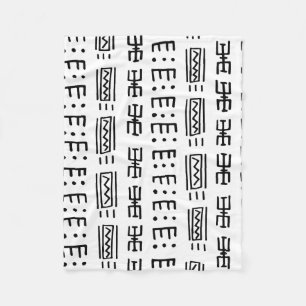 African Print Fleece Blanket