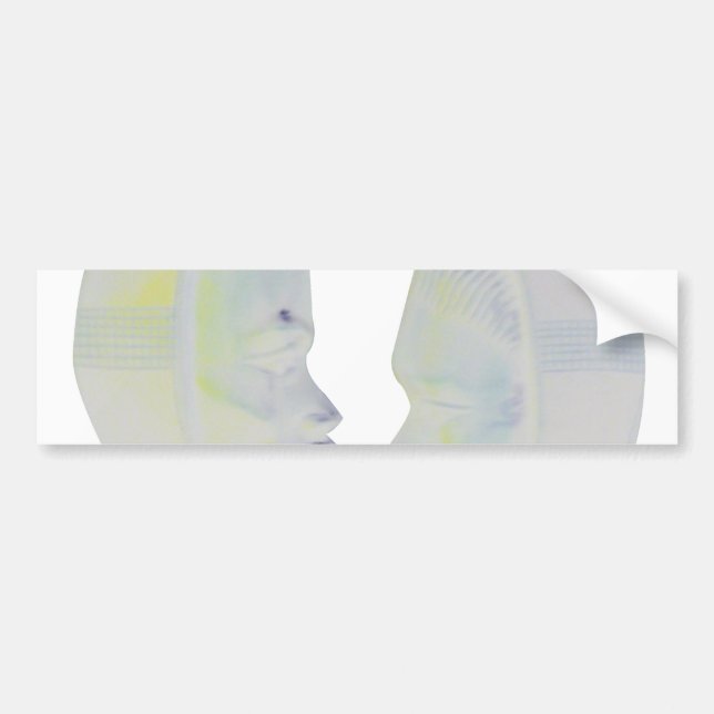 African Print Hakuna Matata Design Bumper Sticker (Front)