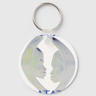 African Print Hakuna Matata Design Keychain