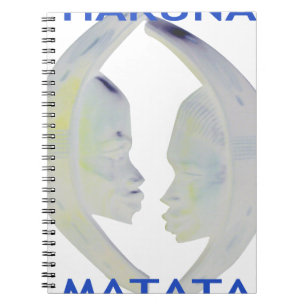 African Print Hakuna Matata Design Notebook