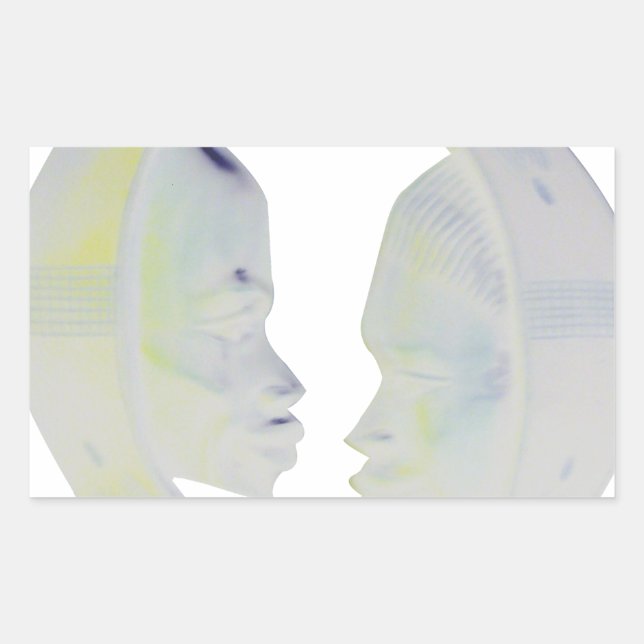 African Print Hakuna Matata Design Sticker (Front)