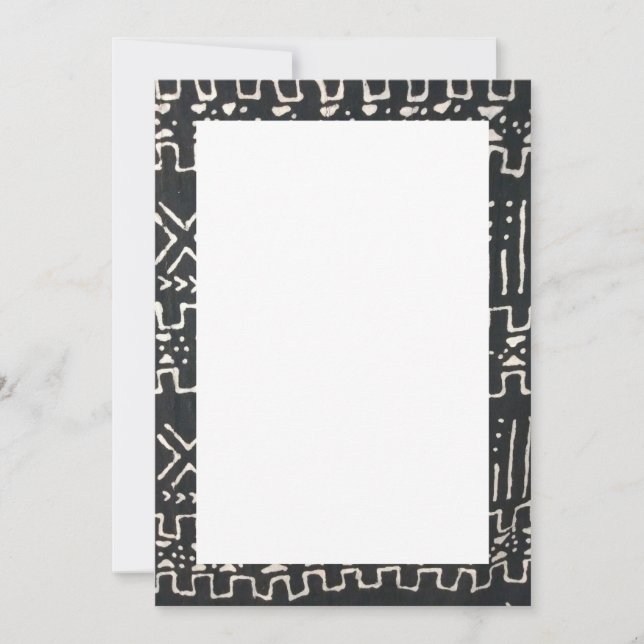 African Print Invitations & Announcements (Front)