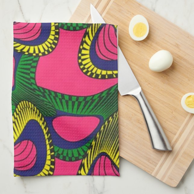African Print Kitchen Towel (Quarter Fold)