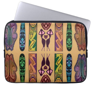 African Print Laptop Case