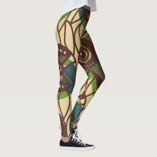 African Print Leggings