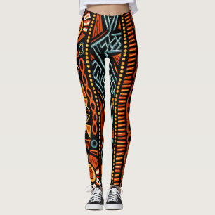 African Print  Leggings
