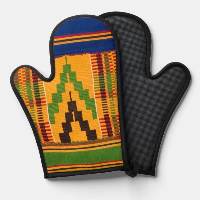 African Print Oven Mitt (Front/Back)