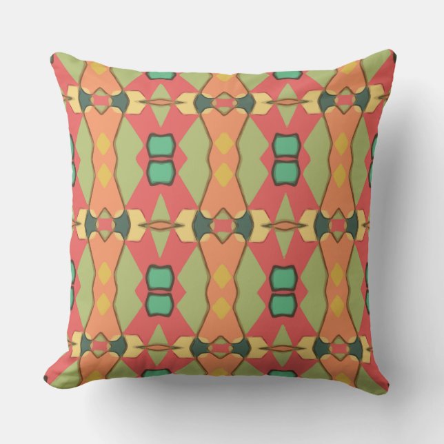 african print pillow (Front)