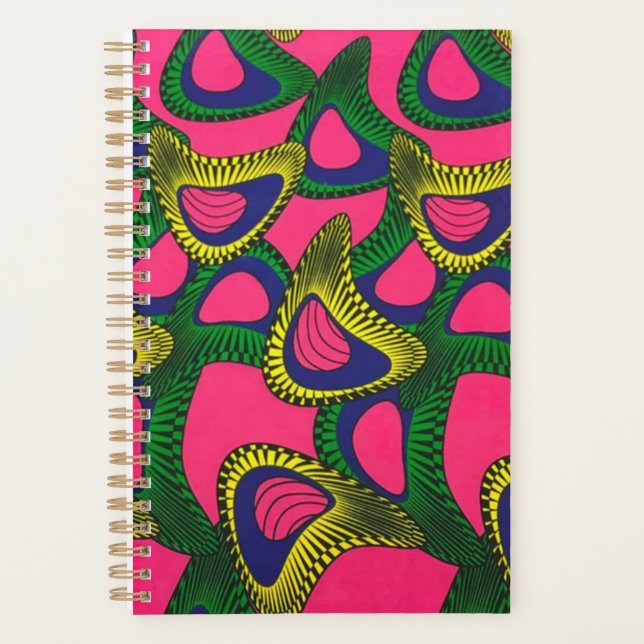 African Print  Planner (Front)