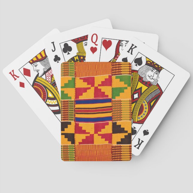 African Print Playing Cards (Back)