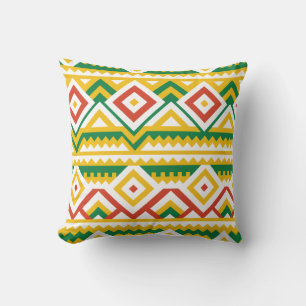 African print throw pillow