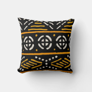 African Print Throw Pillow