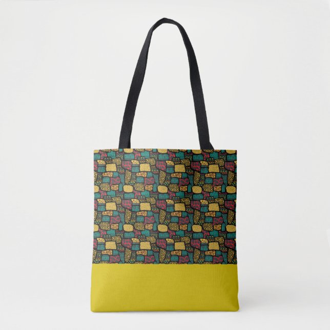 African Print  Tote Bag (Front)