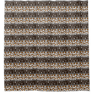 African print with cheetah skin pattern