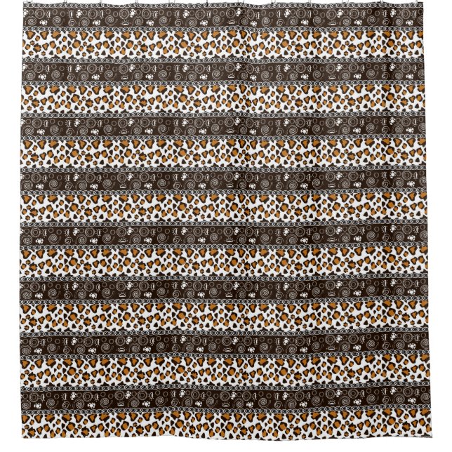 African print with cheetah skin pattern (Front)