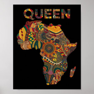 African Queen Art For Girls Women African Print Ke