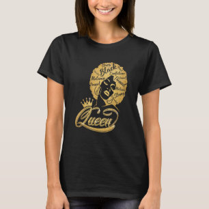 African Queen For Women   Educated Black Girl Magi T-Shirt