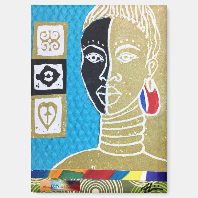 African Queen II Art by Alicia McDaniel Fine Art Magnet (Front)