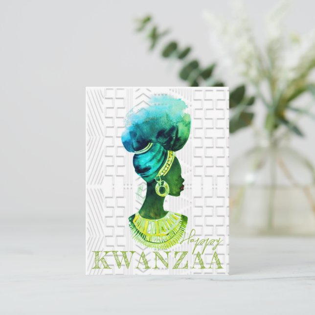 African Queen Postcard (Standing Front)