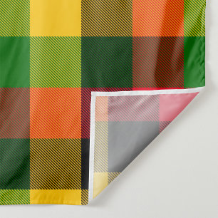 African Rasta Reggae Colours Plaid Pattern Design Tapestry