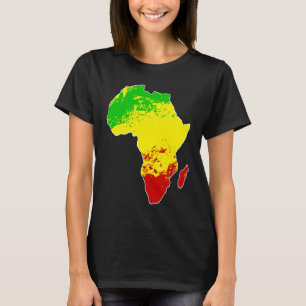 African Rastafarian Traditional Pattern T-Shirt