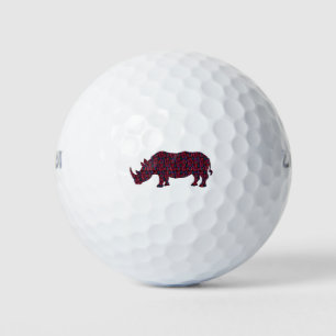 African-Rhinoceroc Golf Balls