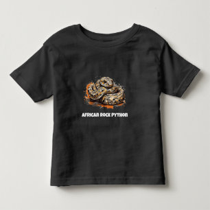 African rock python wound up toddler t-shirt