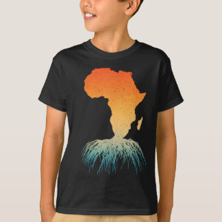 African Roots Art For Men Women Afrocentric Africa T-Shirt