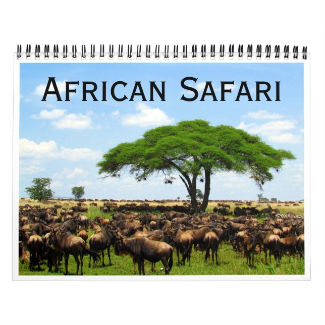 african safari 2026 calendar (Cover)