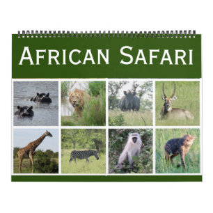 african safari 2026 large calendar