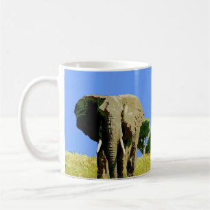 African Safari Elephant  Coffee Mug