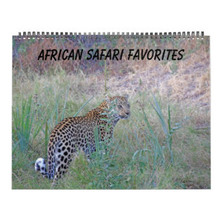 AFRICAN SAFARI FAVORITES CALENDAR
