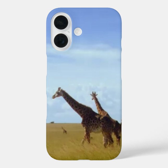 African Safari Giraffes Case-Mate iPhone Case (Back)