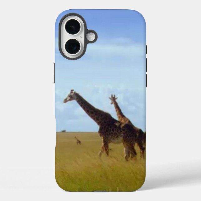 African Safari Giraffes Case-Mate iPhone Case (Back)