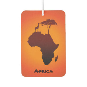African Safari Map - Air Freshener